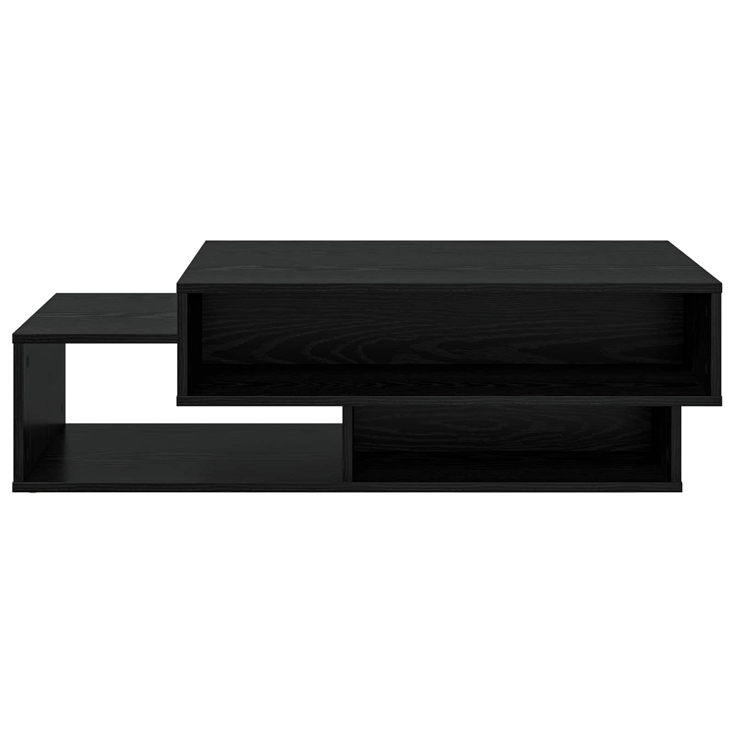 Coffee Table Black Oak 105 x 50 x 32.5 cm Engineered Wood