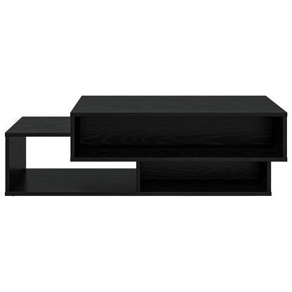 Coffee Table Black Oak 105 x 50 x 32.5 cm Engineered Wood