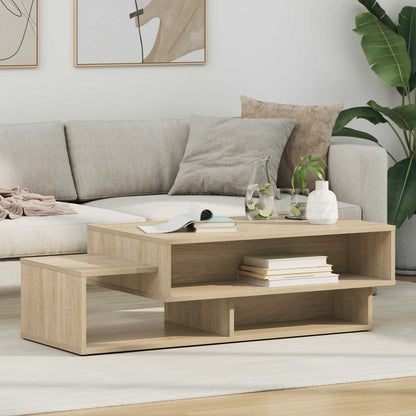 Coffee Table Sonoma Oak 105 x 50 x 32.5 cm Engineered Wood