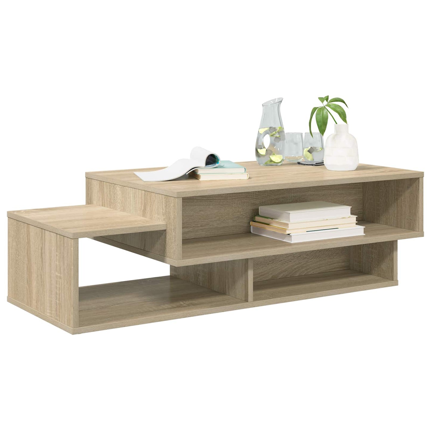 Coffee Table Sonoma Oak 105 x 50 x 32.5 cm Engineered Wood