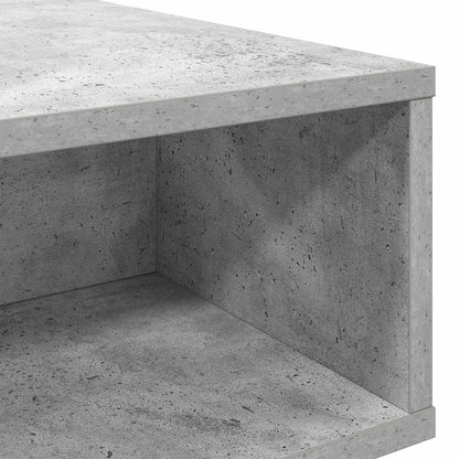 Coffee Table Concrete Grey 105 x 50 x 32.5 cm Engineered Wood