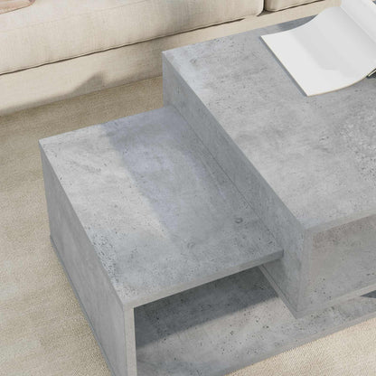 Coffee Table Concrete Grey 105 x 50 x 32.5 cm Engineered Wood
