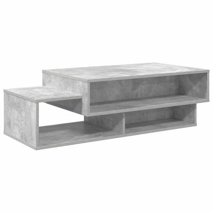 Coffee Table Concrete Grey 105 x 50 x 32.5 cm Engineered Wood