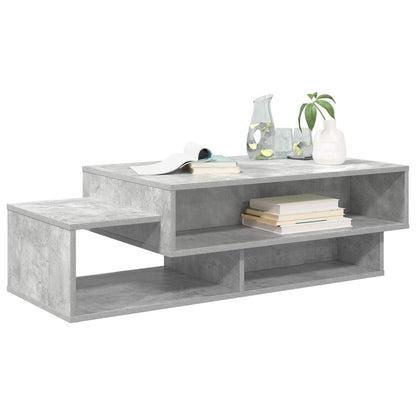 Coffee Table Concrete Grey 105 x 50 x 32.5 cm Engineered Wood