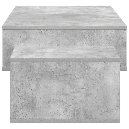 Coffee Table Concrete Grey 105 x 50 x 32.5 cm Engineered Wood