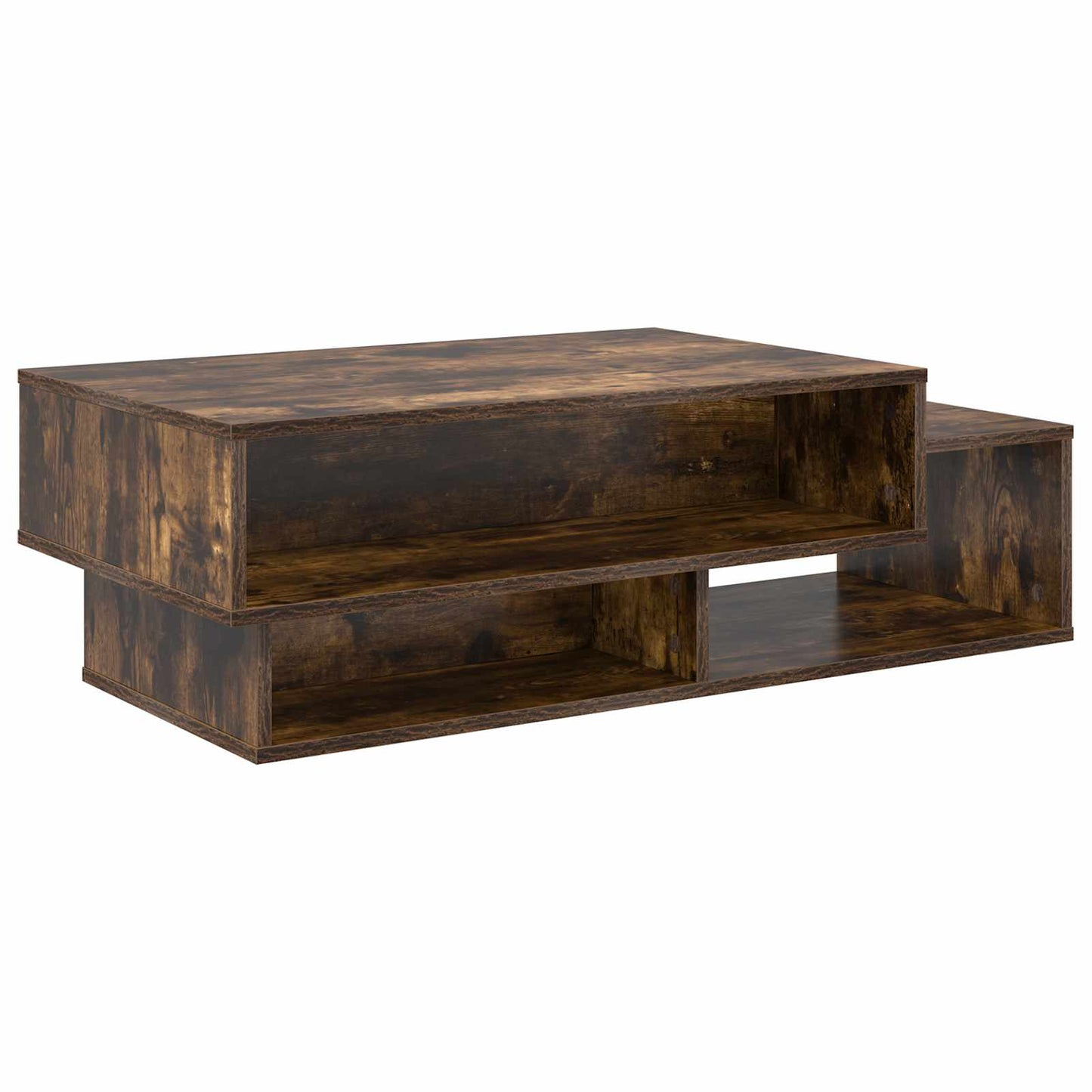 Coffee Table Smoked Oak 105 x 50 x 32.5 cm Engineered Wood