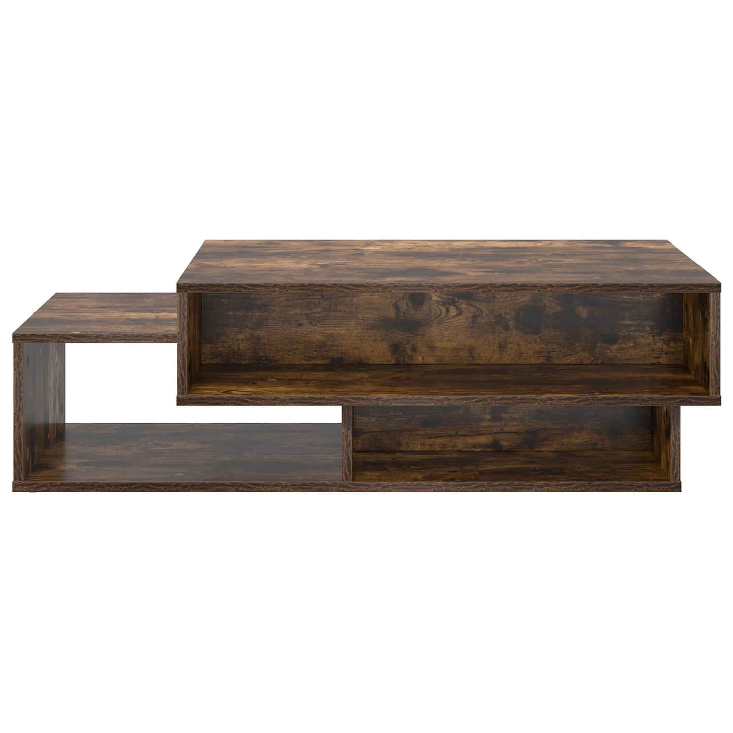 Coffee Table Smoked Oak 105 x 50 x 32.5 cm Engineered Wood