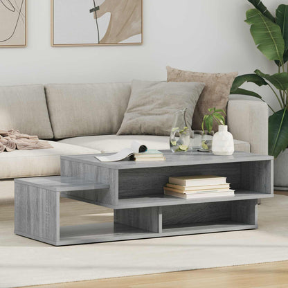 Coffee Table Grey Sonoma 105 x 50 x 32.5 cm Engineered Wood