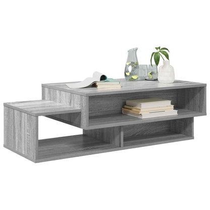 Coffee Table Grey Sonoma 105 x 50 x 32.5 cm Engineered Wood