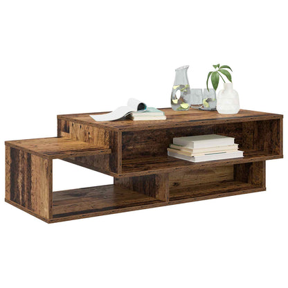 Coffee Table Old Wood 105 x 50 x 32.5 cm Engineered Wood