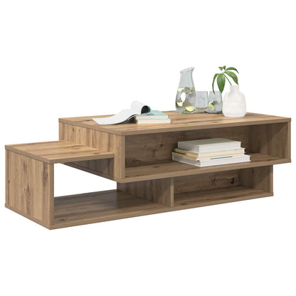 Coffee Table Artisan Oak 105 x 50 x 32.5 cm Engineered Wood
