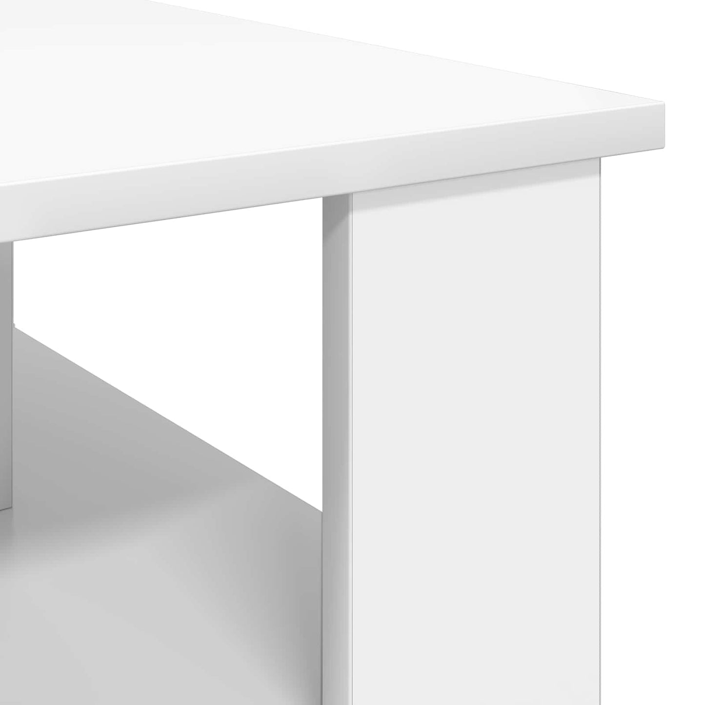 Coffee Table White 90 x 50 x 40 cm Engineered Wood