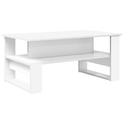 Coffee Table White 90 x 50 x 40 cm Engineered Wood