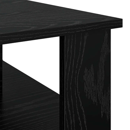 Coffee Table Black Oak 90 x 50 x 40 cm Engineered Wood