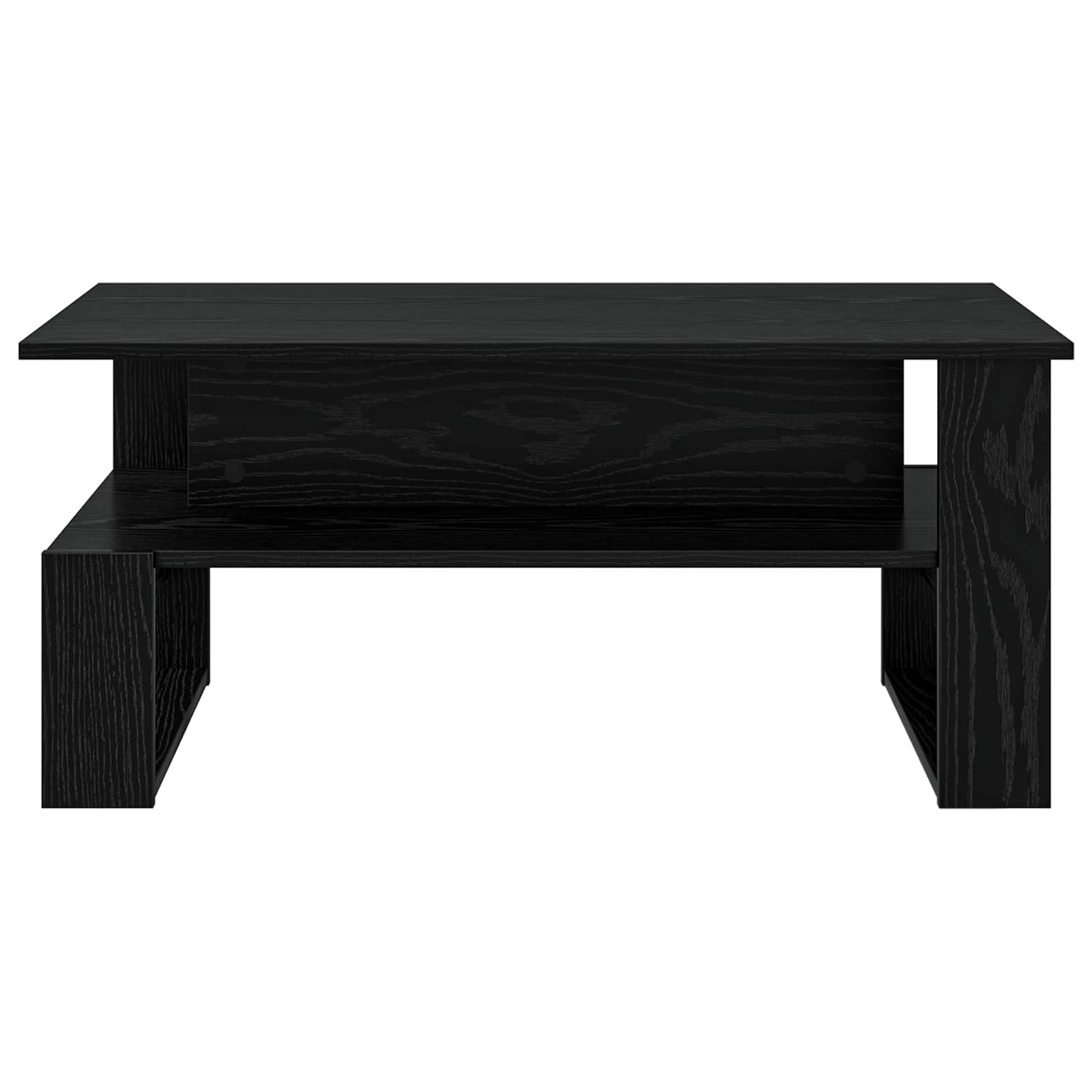 Coffee Table Black Oak 90 x 50 x 40 cm Engineered Wood