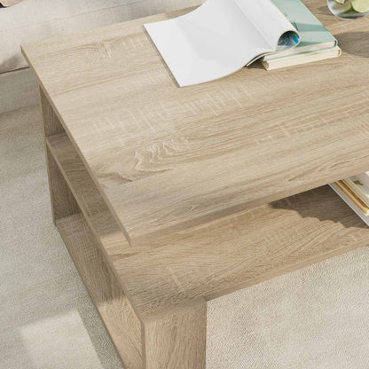 Coffee Table Sonoma Oak 90 x 50 x 40 cm Engineered Wood
