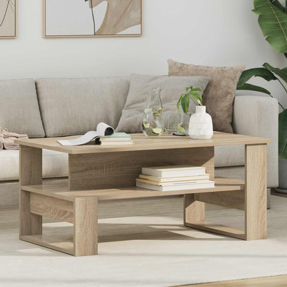 Coffee Table Sonoma Oak 90 x 50 x 40 cm Engineered Wood
