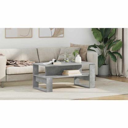 Coffee Table Concrete Grey 90 x 50 x 40 cm Engineered Wood