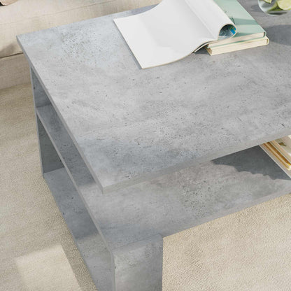 Coffee Table Concrete Grey 90 x 50 x 40 cm Engineered Wood
