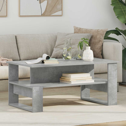 Coffee Table Concrete Grey 90 x 50 x 40 cm Engineered Wood