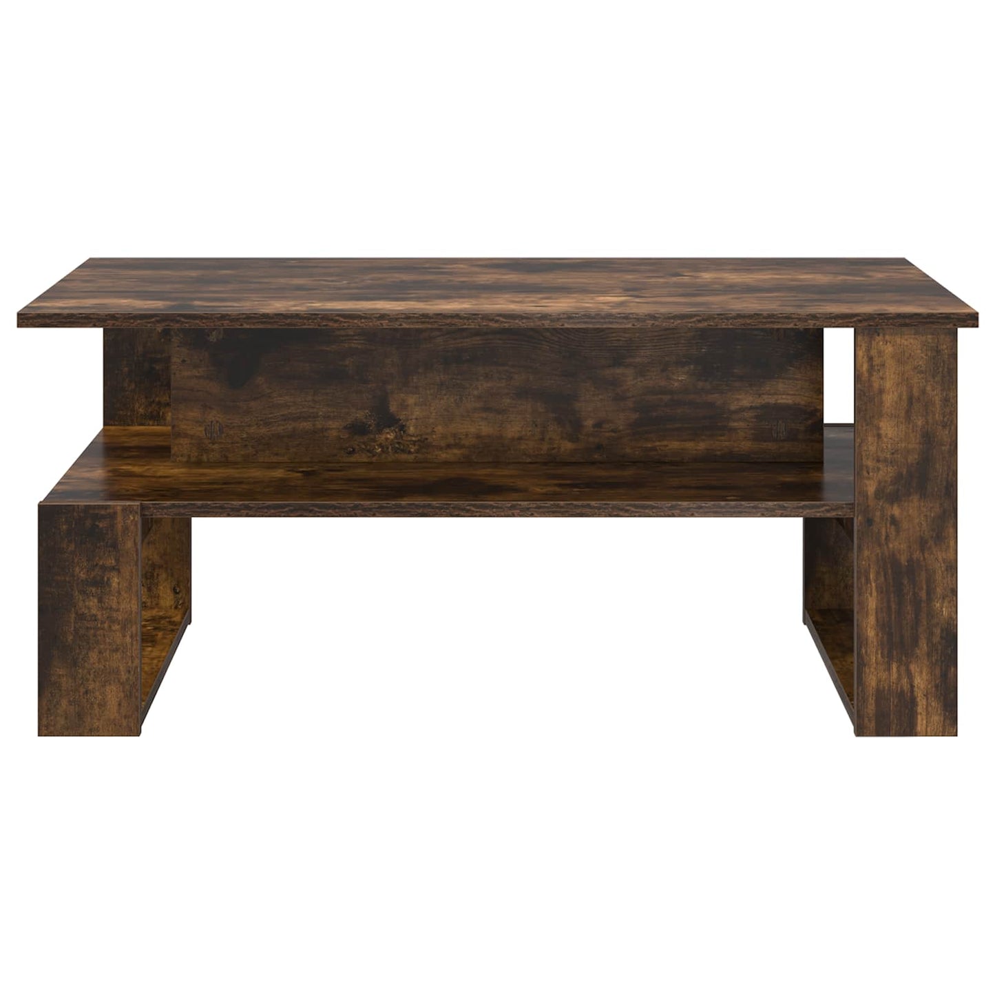 Coffee Table Smoked Oak 90 x 50 x 40 cm Engineered Wood