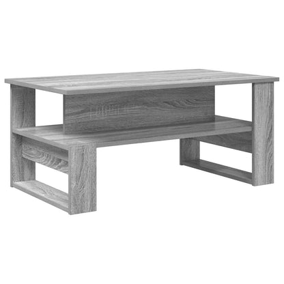 Coffee Table Grey Sonoma 90 x 50 x 40 cm Engineered Wood