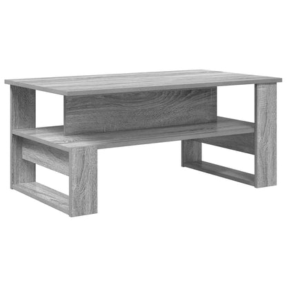 Coffee Table Grey Sonoma 90 x 50 x 40 cm Engineered Wood
