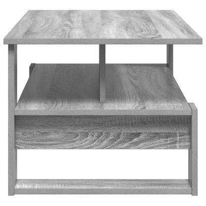 Coffee Table Grey Sonoma 90 x 50 x 40 cm Engineered Wood