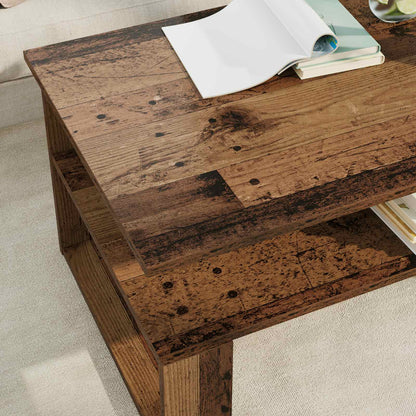 Coffee Table Old Wood 90 x 50 x 40 cm Engineered Wood