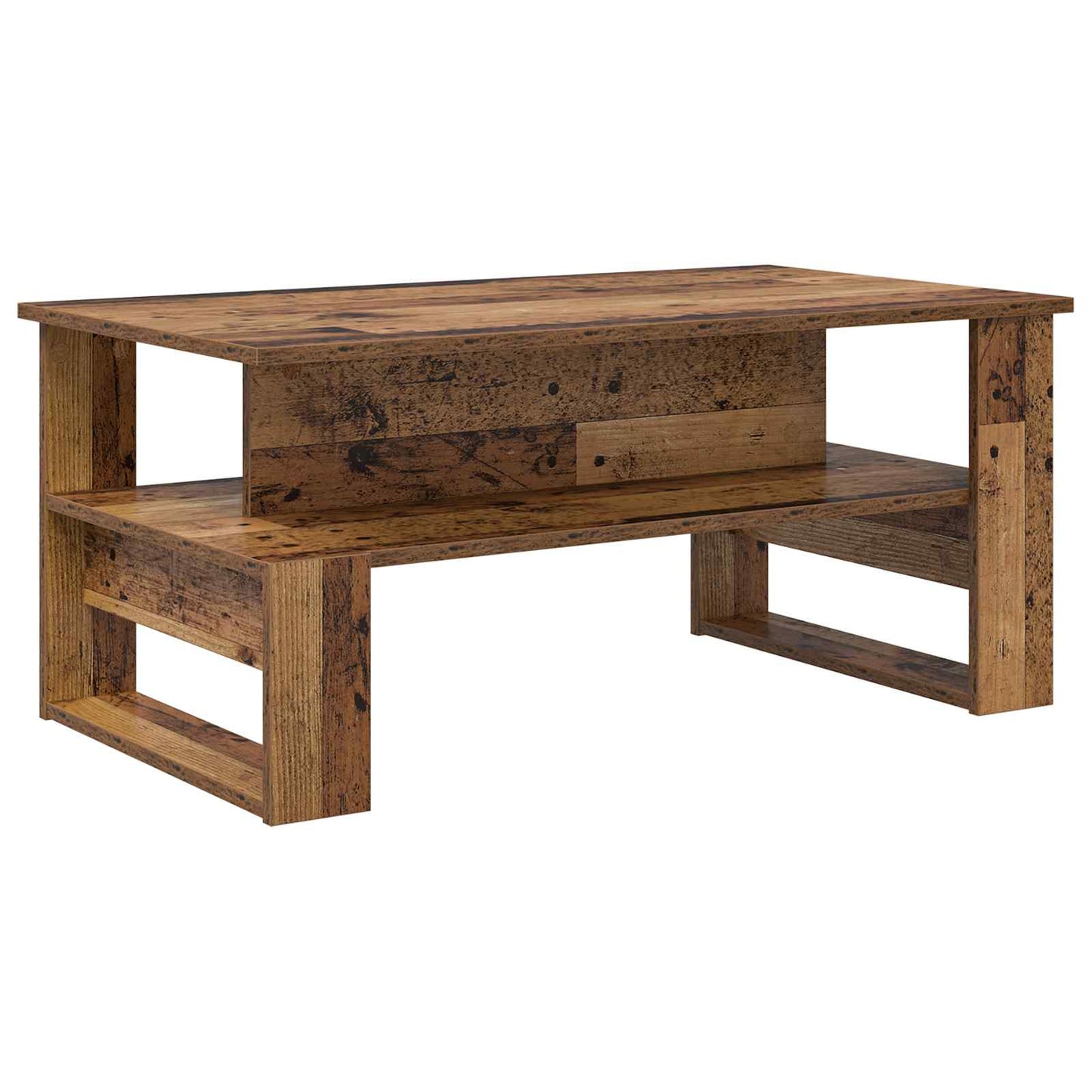 Coffee Table Old Wood 90 x 50 x 40 cm Engineered Wood