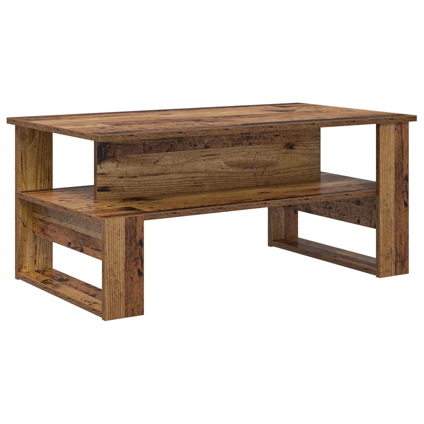 Coffee Table Old Wood 90 x 50 x 40 cm Engineered Wood