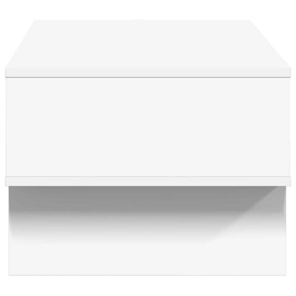 Coffee Table White 80 x 46 x 35 cm Engineered Wood
