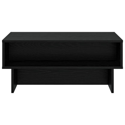 Coffee Table Black Oak 80 x 46 x 35 cm Engineered Wood
