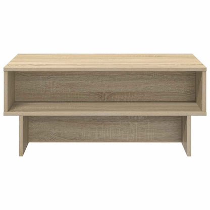 Coffee Table Sonoma Oak 80 x 46 x 35 cm Engineered Wood
