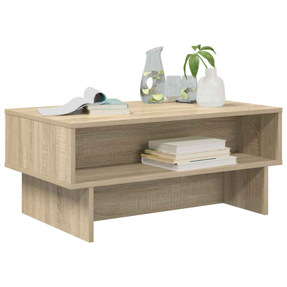 Coffee Table Sonoma Oak 80 x 46 x 35 cm Engineered Wood