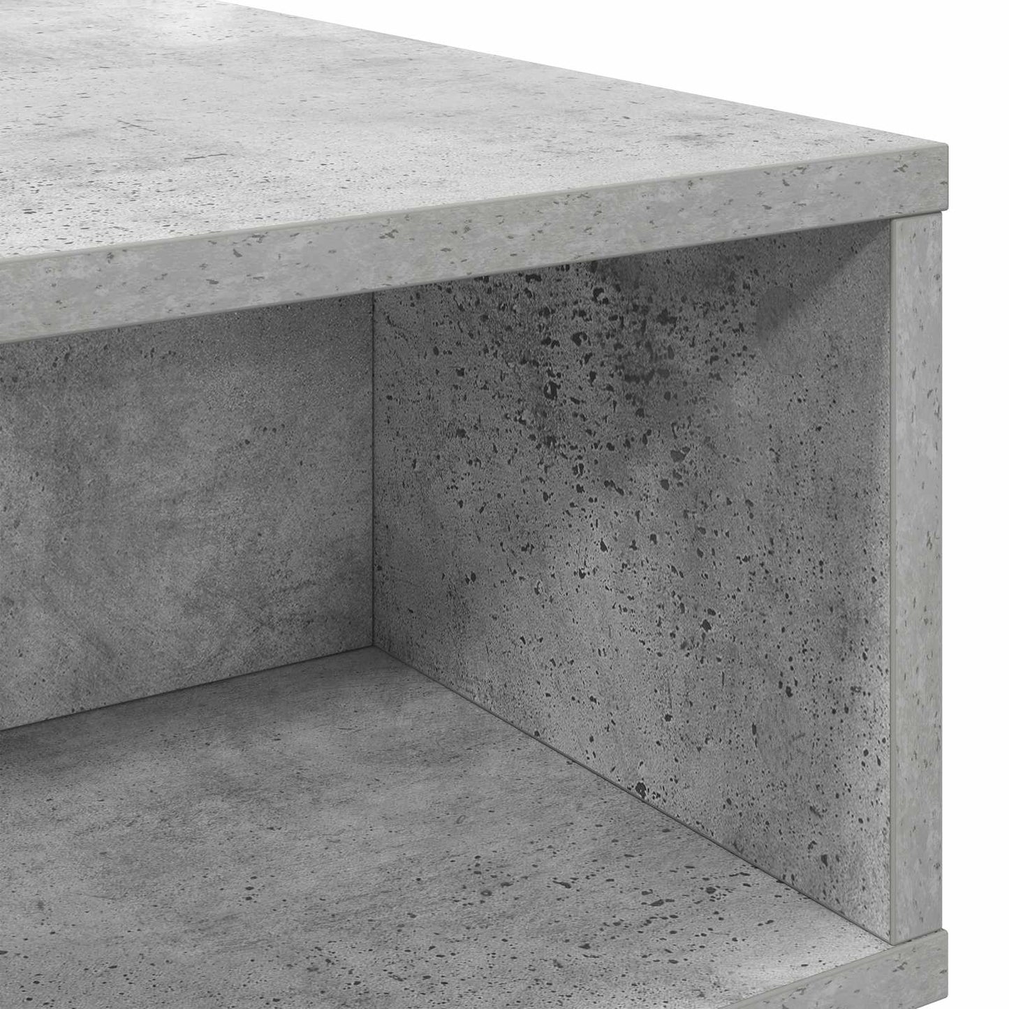 Coffee Table Concrete Grey 80 x 46 x 35 cm Engineered Wood