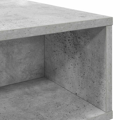 Coffee Table Concrete Grey 80 x 46 x 35 cm Engineered Wood