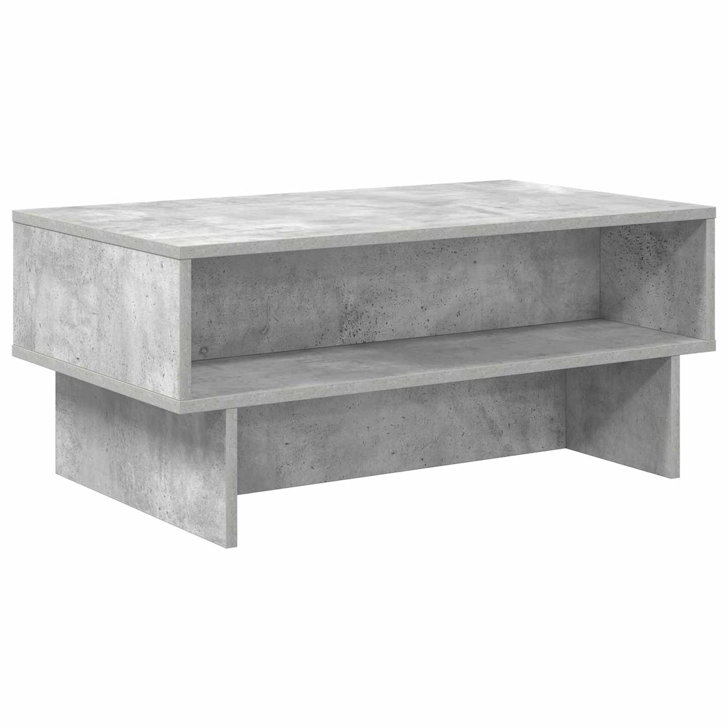 Coffee Table Concrete Grey 80 x 46 x 35 cm Engineered Wood
