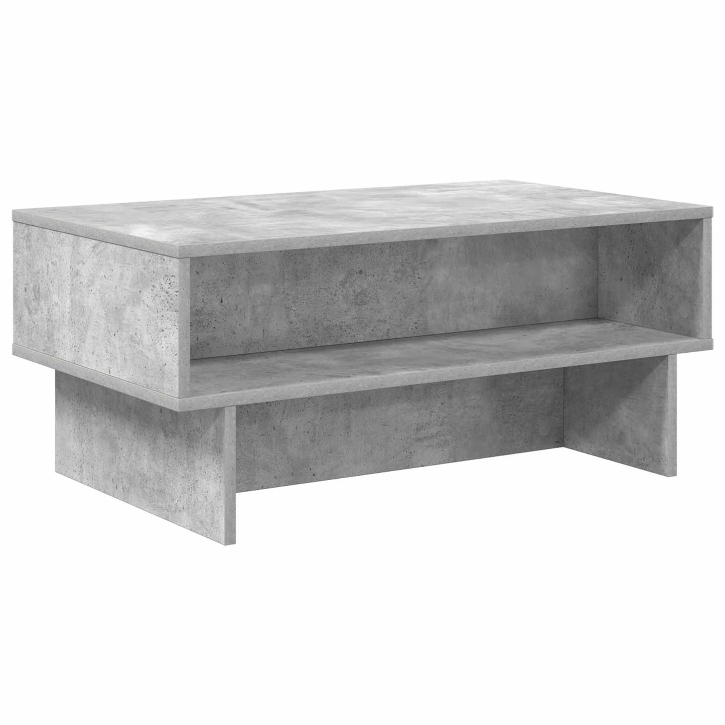 Coffee Table Concrete Grey 80 x 46 x 35 cm Engineered Wood