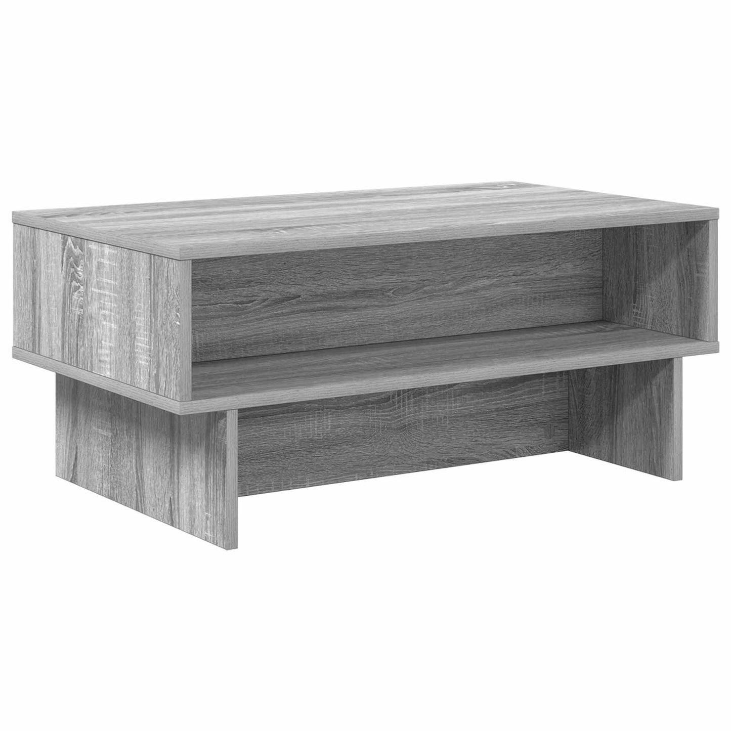 Coffee Table Grey Sonoma 80 x 46 x 35 cm Engineered Wood