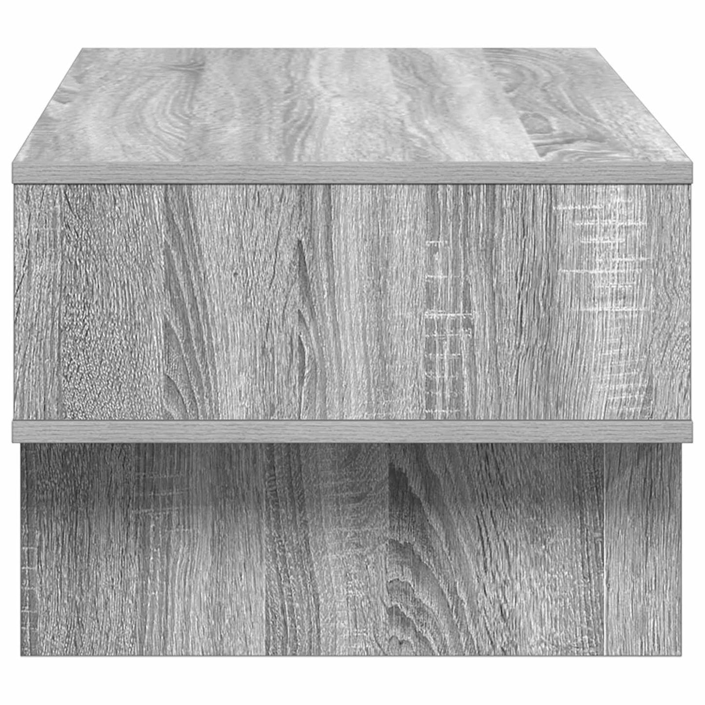 Coffee Table Grey Sonoma 80 x 46 x 35 cm Engineered Wood