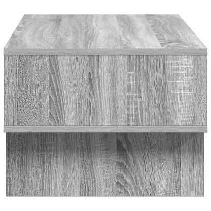 Coffee Table Grey Sonoma 80 x 46 x 35 cm Engineered Wood