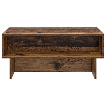 Coffee Table Old Wood 80 x 46 x 35 cm Engineered Wood