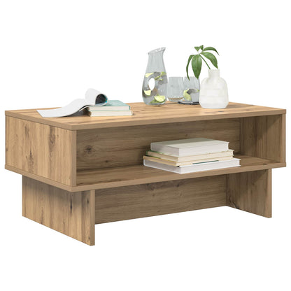 Coffee Table Artisan Oak 80 x 46 x 35 cm Engineered Wood