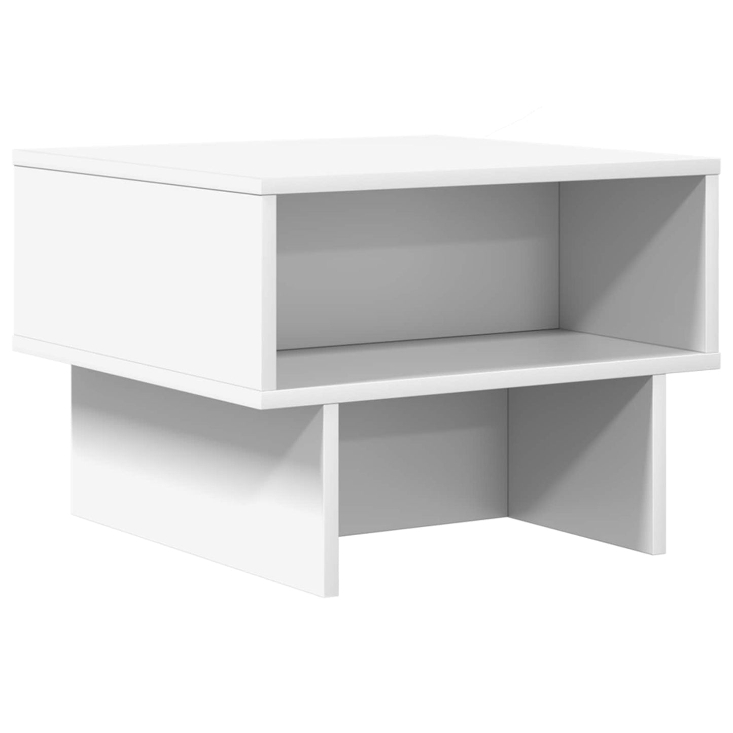 Coffee Table White 48 x 46 x 35 cm Engineered Wood