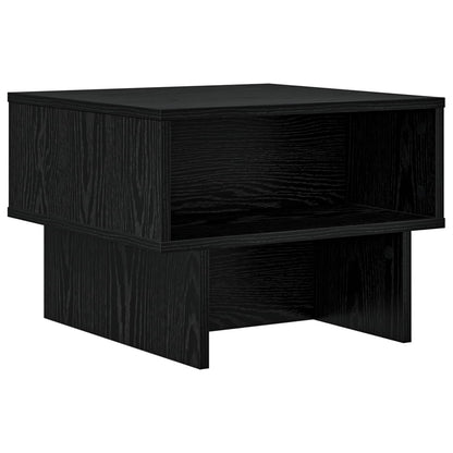 Coffee Table Black Oak 48 x 46 x 35 cm Engineered Wood