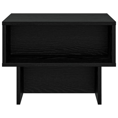 Coffee Table Black Oak 48 x 46 x 35 cm Engineered Wood