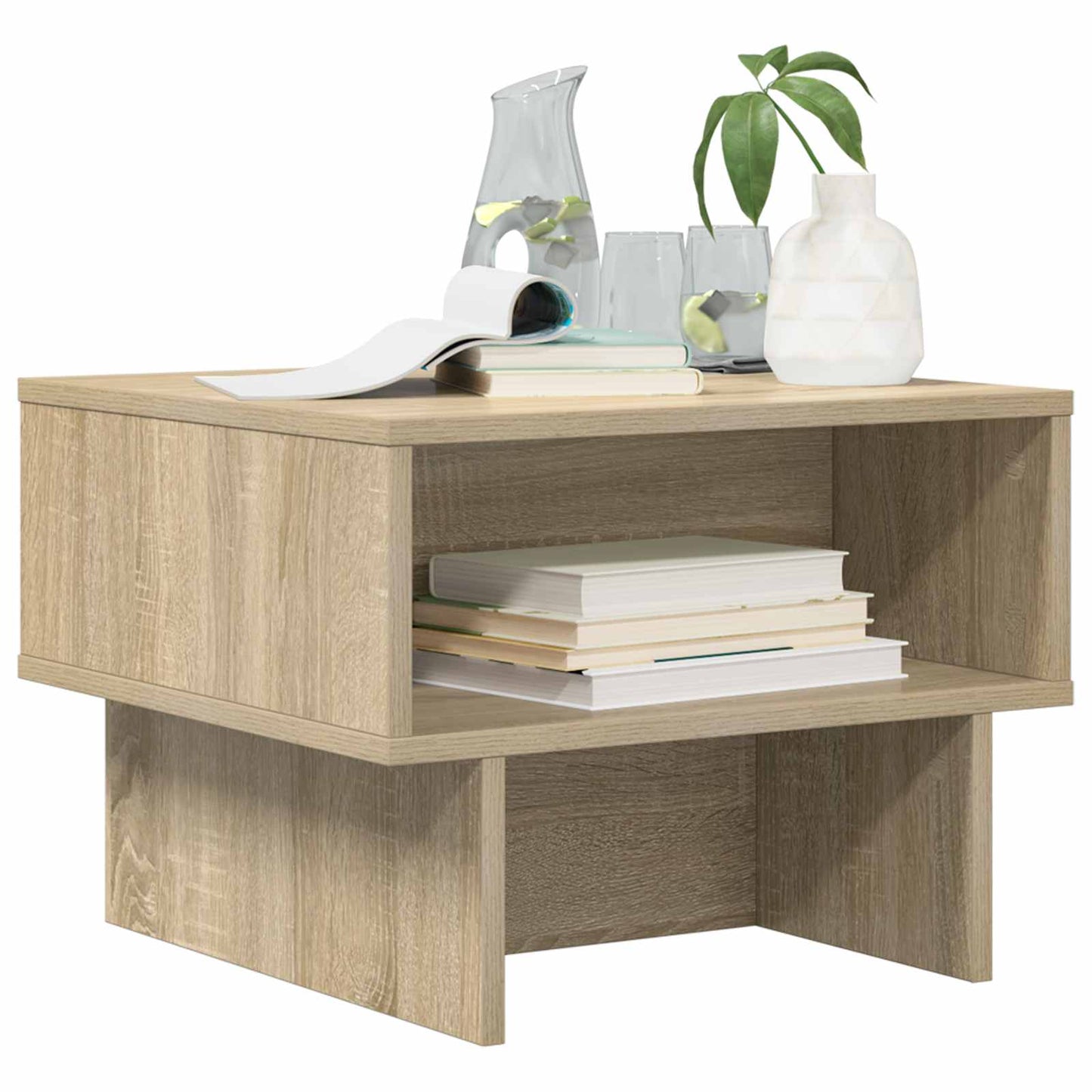 Coffee Table Sonoma Oak 48 x 46 x 35 cm Engineered Wood