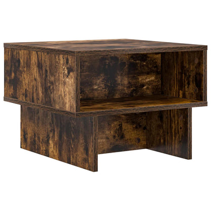 Coffee Table Smoked Oak 48 x 46 x 35 cm Engineered Wood