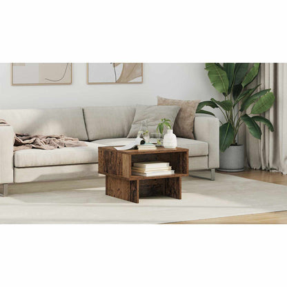 Coffee Table Old Wood 48 x 46 x 35 cm Engineered Wood